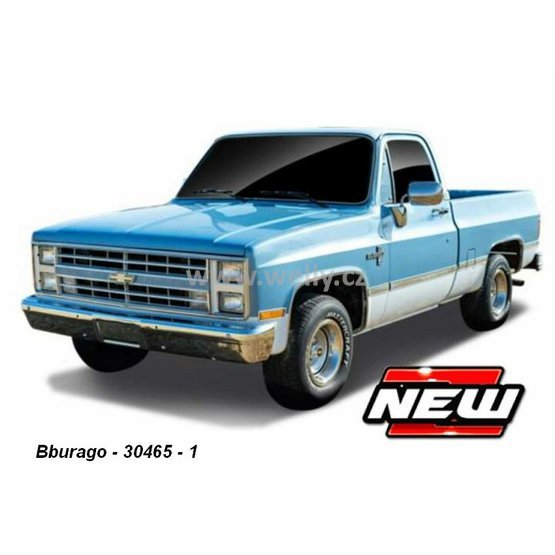 Bburago 1:43 Chevrolet C10 1986 (blue) - code Bburago 30465