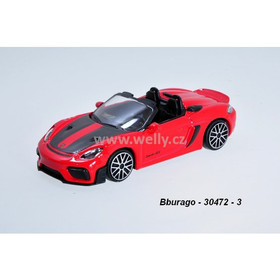 Bburago 1:43 Porsche 718 Spyder RS (red) - code Bburago 30472, nekatalogová položka