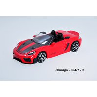 Bburago 1:43 Porsche 718 Spyder RS (red) - code Bburago 30472, nekatalogová položka