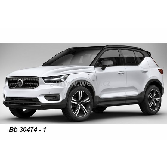 Bburago 1:43 Volvo V40 Recharge 2023 (white) - code Bburago 30474