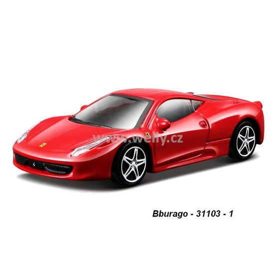 Bburago 1:43 Ferrari 458 Spider (red) - code Bburago 31134 - 36100 modely aut