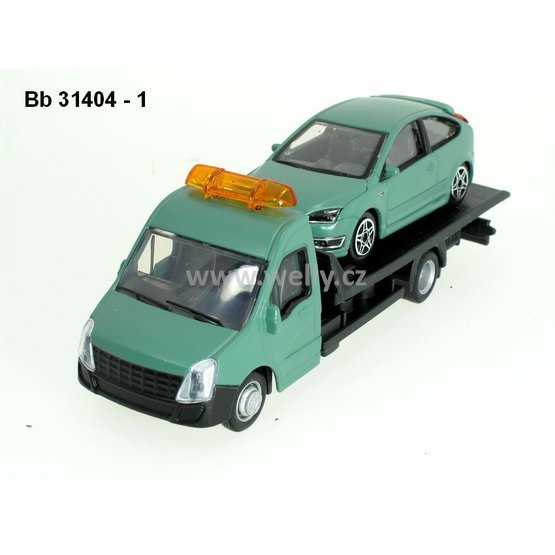 Car Hauler + Ford Focus ST (green) - code Bburago 31404