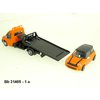 Car Hauler + Mini Cooper S (orange) - code Bburago 31405