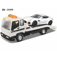 Bburago 1:43 Tow Truck + Jaguar (white+white) - code Bburago 31419, modely techniky