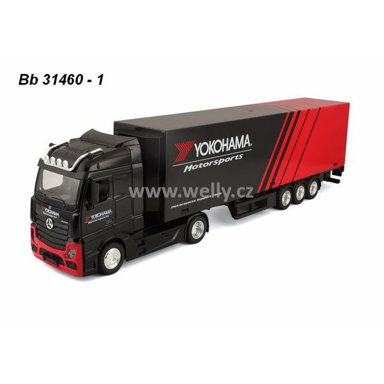 Bburago 1:43 Mercedes Benz Actros Gigaspace street fire "Yokohama" - code Bburago 31460