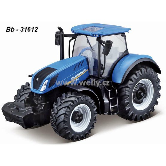 Bburago 1:?? New Holland T7.315 Farm Tractor (řada 10 cm), code 31612 setrvačník