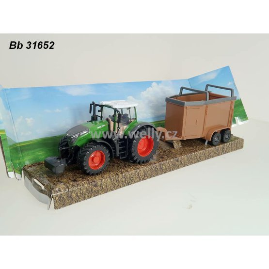 Bburago 1:? Fendt 1050 Vario with Livestock Trailer, code 31652, modely techniky