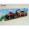 Bburago 1:? Massey Ferguson 8740S with Tree Forwarder, code 31659, modely techniky