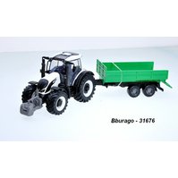 Bburago 1:? Valtra N174 with Tipping Trailer, code 31676, setrvačník