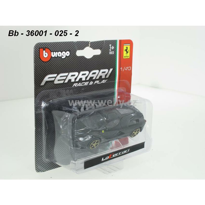 Bburago 1:43 Ferrari LaFerrari (black) - code Bburago 31137 - 36100 modely aut | Modely aut ...