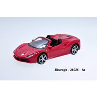Bburago 1:43 Ferrari 488 Spider (red) - code Bburago 36100 modely aut
