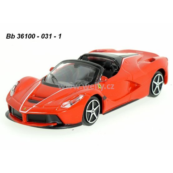 Bburago 1:43 Ferrari LaFerrari Aperta (red) - code Bburago 36100 modely aut