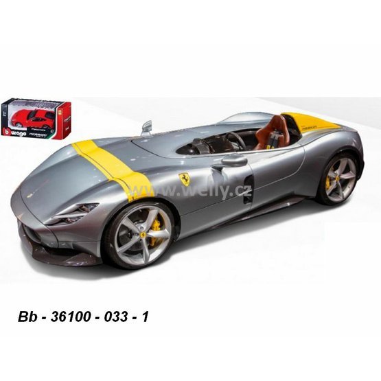 Bburago 1:43 Ferrari Monza SP1 (silver) - code Bburago 36100 modely aut