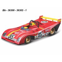 Bburago 1:43 Ferrari 312P 1972 No.85 (red) - code Bburago 36302, modely aut