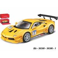 Bburago 1:43 Ferrari 488 Challenge No.1 (yellow) - code Bburago 36306, modely aut