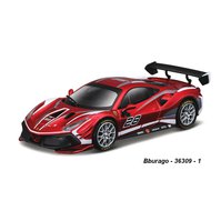 Bburago 1:43 Ferrari 488 Challenge EVO 2020 No.28 (red) - code Bburago 36309, modely aut