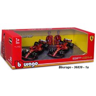 Bburago 1:43 Ferrari SF-24 No.55 Sainz + No.16 LeClerc 2024 - code Bburago 36839 set, neka