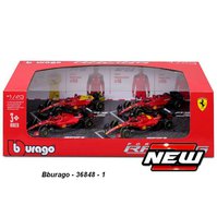 Bburago 1:43 Ferrari F1 - 4 pcs car set - code Bburago 36848, set 4 aut F1, nekatalogová