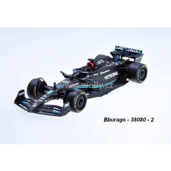 Bburago 1:43 Formule 1 Mercedes-Benz AMG W14E  No.63 G.Russel 2023 code 38080 R, ukončena