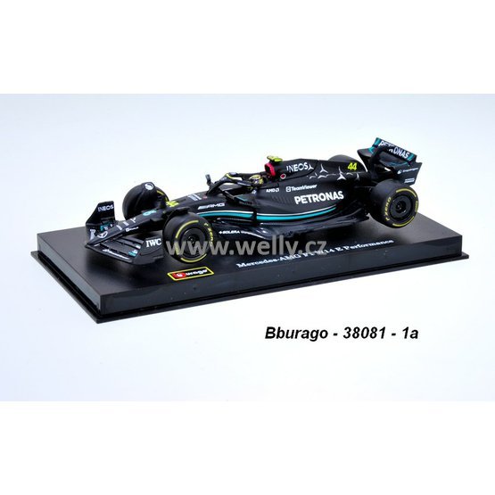 Bburago 1:43 Mercedes-Benz AMG F1 W14 E No.44 L.Hamilton 2023 - code Bburago 38081