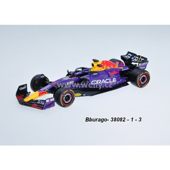 Bburago 1:43 Formule 1 Red Bull RB19 No.1 M.Verstapen 2023 GP Las Vegas code 38082 VL