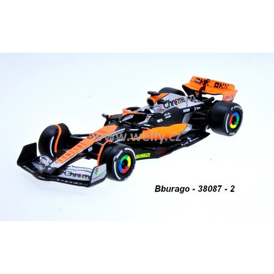 Bburago 1:43 Formule 1 McLaren MCL 60 No.81 O.Piastri 2023 code 38087 P, ukončena výroba