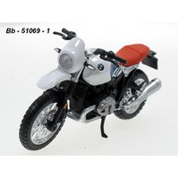 Bburago 1:18 BMW R nineT Urban GS (white) - code Bburago 51069, model motocyklu