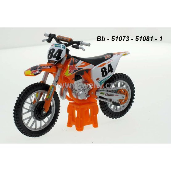 Bburago 1:18 KTM 450 Red Bull (No.84) - code Bburago 51081, model motocyklu