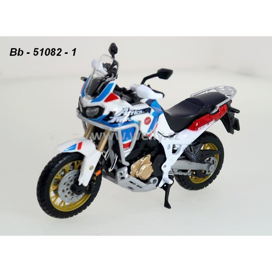 Bburago 1:18 Honda Africa Twin Adventure (blue) - code Bburago 51082, model motocyklu