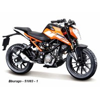 Bburago 1:18 KTM 250 Duke (orange) - code Bburago 51083, model motocyklu