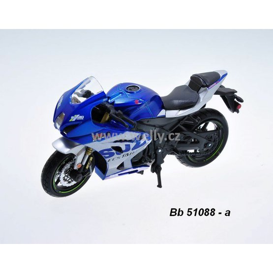 1:18 Suzuki GSX-R 1000 R 2021 (blue) - code Bburago 51088, model motocyklu