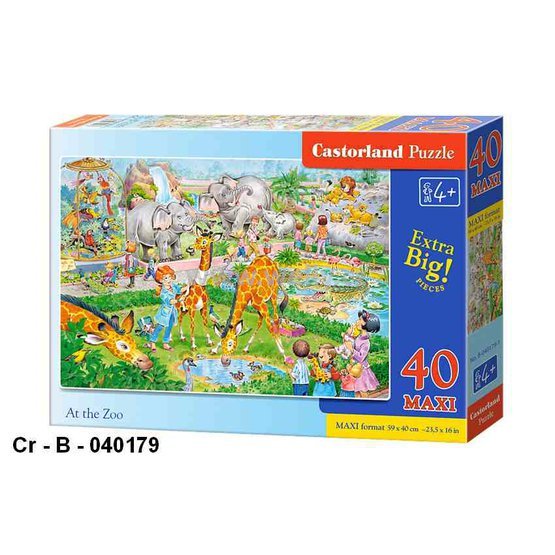 Castorland 40 At the Zoo - code Castorland B-040179, puzzle