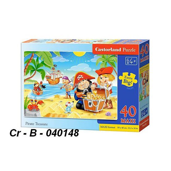 Castorland 40 Pirate Treasure - code Castorland B-040148, puzzle