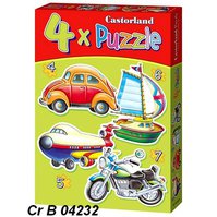 Castorland sada 4, 5, 6, 7 Transport Vehicles - code Castorland B-04232, puzzle