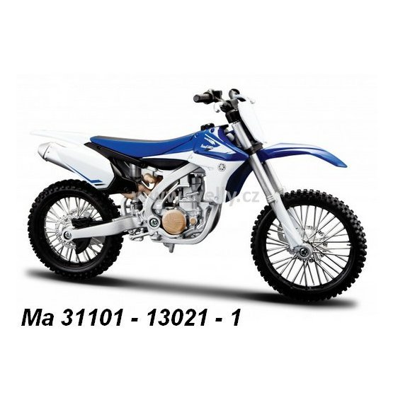 Maisto 1:12 Yamaha YZ 450F (blue) - code Maisto 13021, model motocyklu