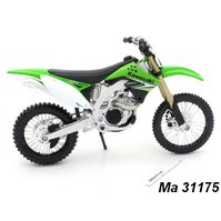 Maisto 1:12 Kawasaki KX 450 F (green) - code Maisto 31175, model motocyklu
