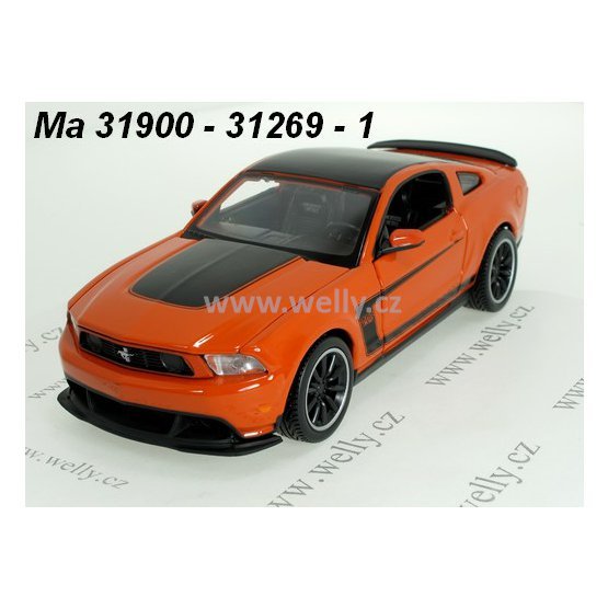 Maisto 1:24 Ford Mustang boss 302 (orange) - code Maisto 31269, modely aut