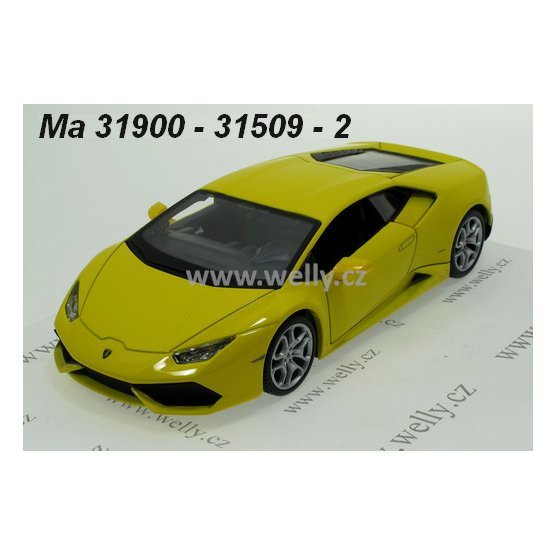 Maisto 1:24 Lamborghini Huracan LP 610-4 (yellow) - code Maisto 31509, modely aut