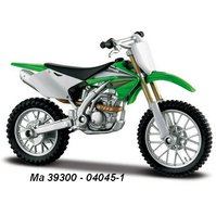 Maisto 1:18 Kawasaki KX250F (green) - code Maisto 04045, model motocyklu