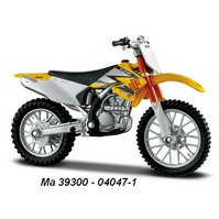 Maisto 1:18 Suzuki RM-Z 250 (yellow) - code Maisto 04047, model motocyklu