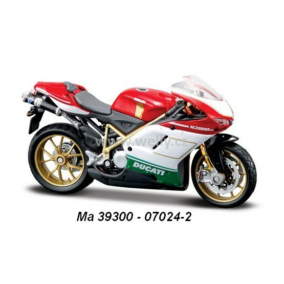 Ducati 1098 S (white / red) - code Maisto 07024, model motocyklu