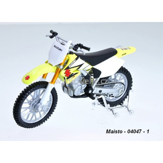 Maisto 1:18 Suzuki RM-Z 250 (yellow) - code Maisto 04047, model motocyklu