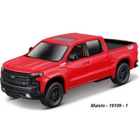 Maisto 1:34-39 Chevrolet Silverado Z71 2019 (red) - code Maisto 21001-19109, pull-back