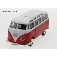 Maisto 1:34-39 Volkswagen Van Samba (red) - code Maisto 21001-00032, pull-back
