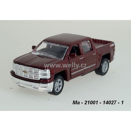 Maisto 1:34-39 Chevrolet Silverado Z71 2014 (red) - code Maisto 21001-14027, pull-back