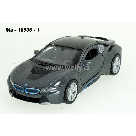 Maisto 1:34-39 BMW i8 (grey) - code Maisto 21001-16906, pull-back