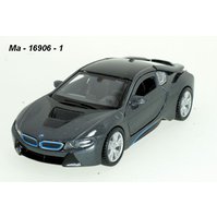 Maisto 1:34-39 BMW i8 (grey) - code Maisto 21001-16906, pull-back