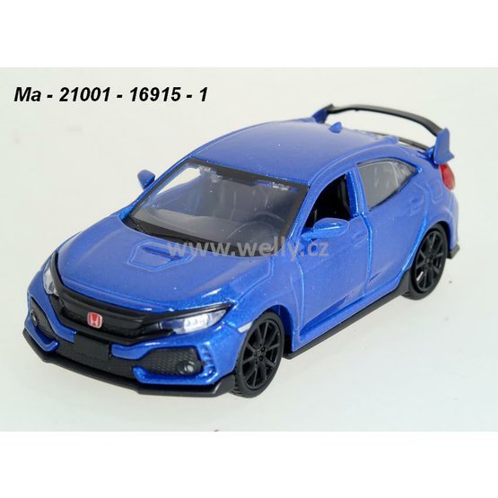 Maisto 1:34-39 Honda Civic type R 2015 (blue) - code Maisto 21001-116915, pull-back
