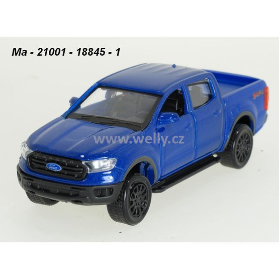 Maisto 1:34-39 Ford Ranger 2019 (blue) - code Maisto 21001-18845, pull-back