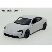 Maisto 1:34-39 Porsche Taycan Turbo S (white) - code Maisto 21001-20051, pull-back